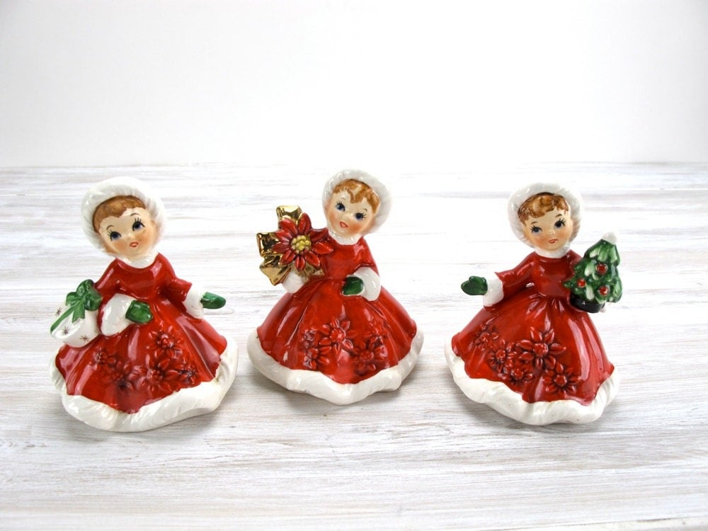 vintage miniature christmas figurines