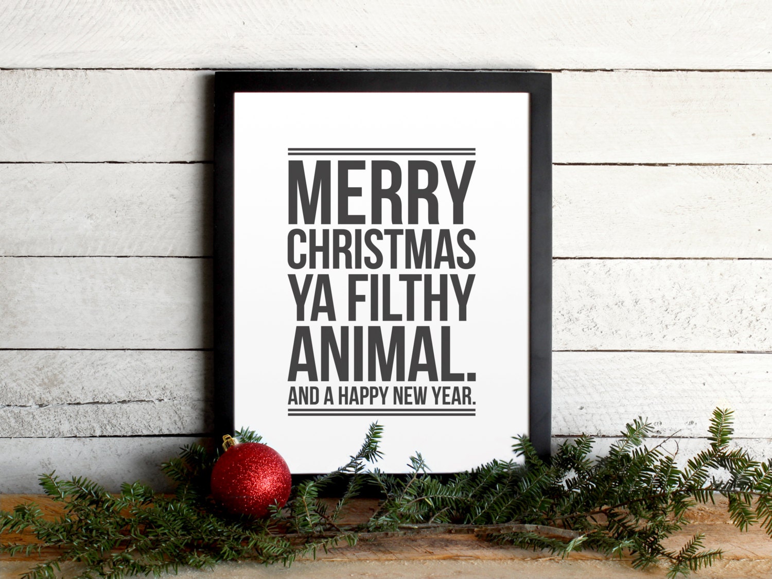 Merry Christmas Ya Filthy Animal Home Alone Movie Quote