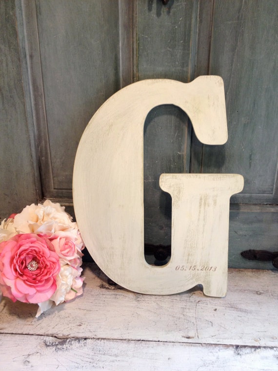 Vintage Letter Guest Book Alternative by Burlap and Linen Co.