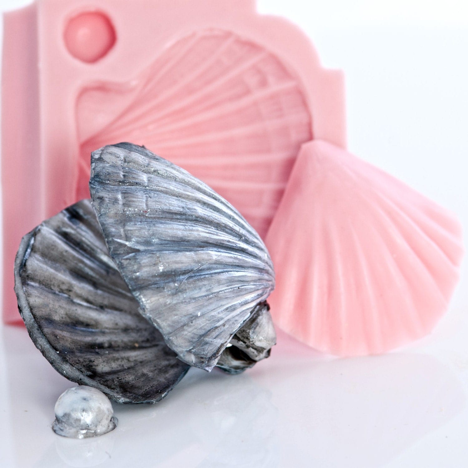 Sea Shell Silicone Mold Shell Impression Mat Fondant Mold
