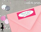 Retro Housewife Address Label - TALK Of The TOWN Printable Il_170x135