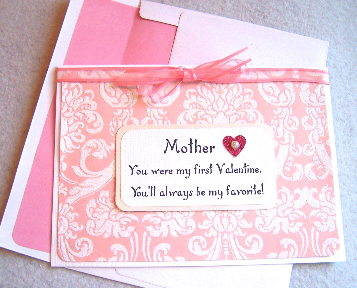 Valentine Card For Mother By Sentimentsbydesign1 On Etsy