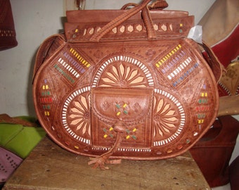Popular items for moroccan leather bag on Etsy