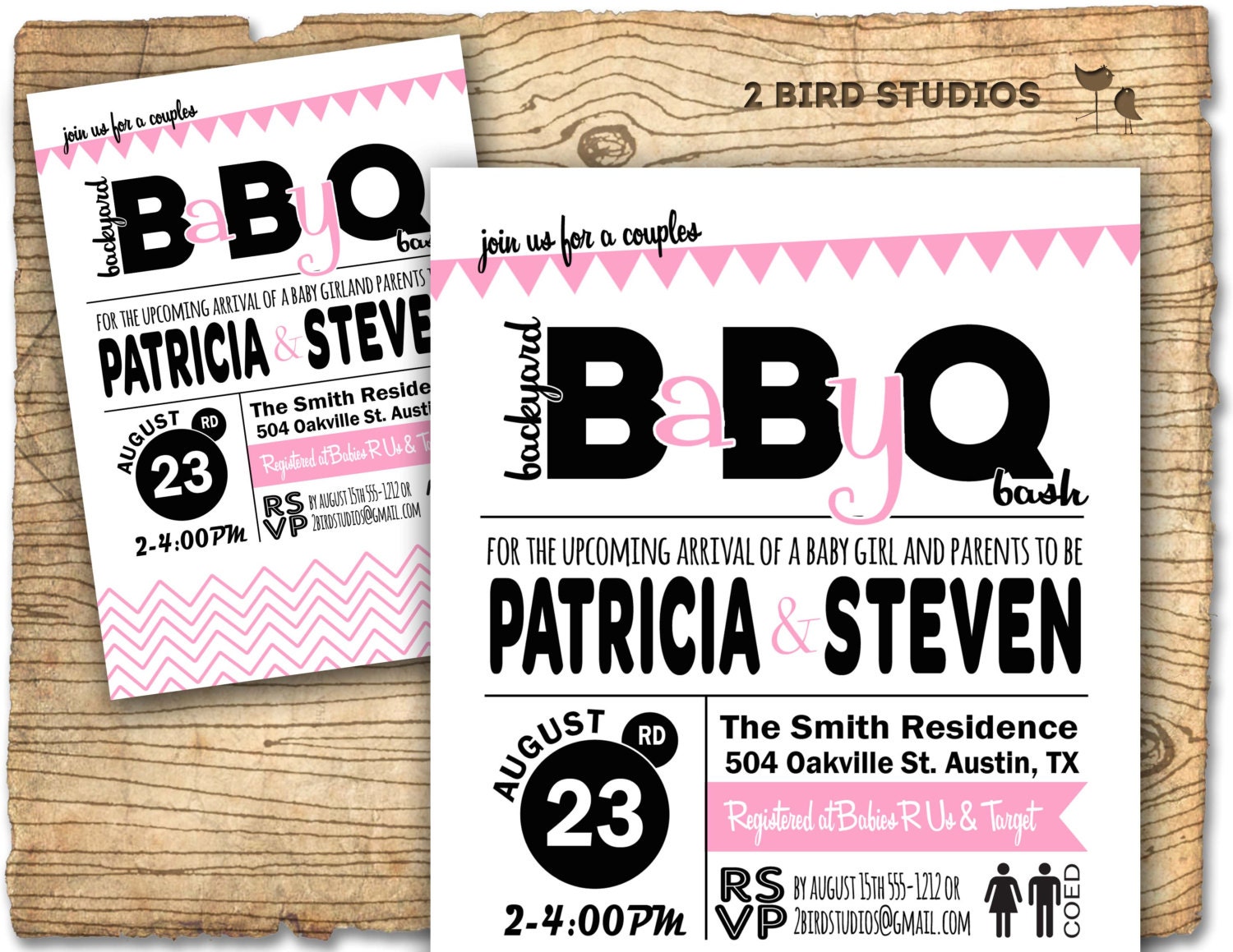 Barbecue Baby Shower Invitations 4