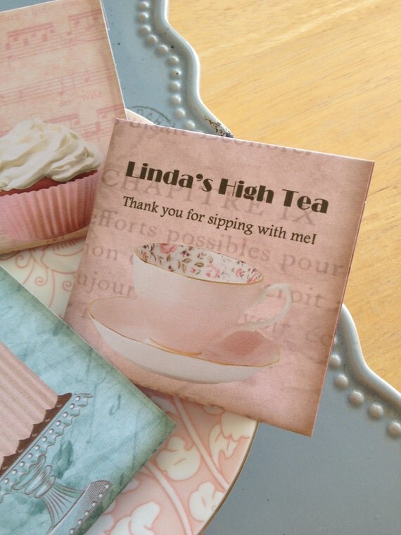 Sachet de thé personnalisé mariage faveur ou un par ThatVintageChic