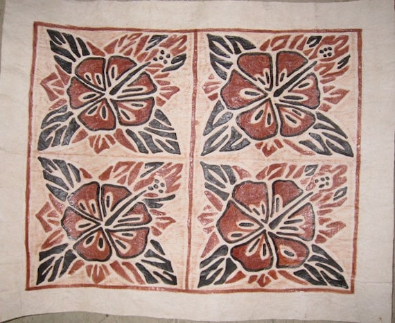 items similar to handmade polynesian tapa cloth barkcloth items similar to handmade polynesian tapa cloth barkcloth