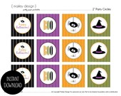 Halloween Party Toppers Printable Gift Tags Party Circles DIY Il_170x135