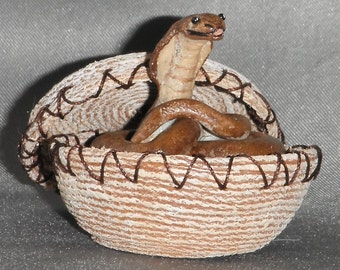 snake in toy basket