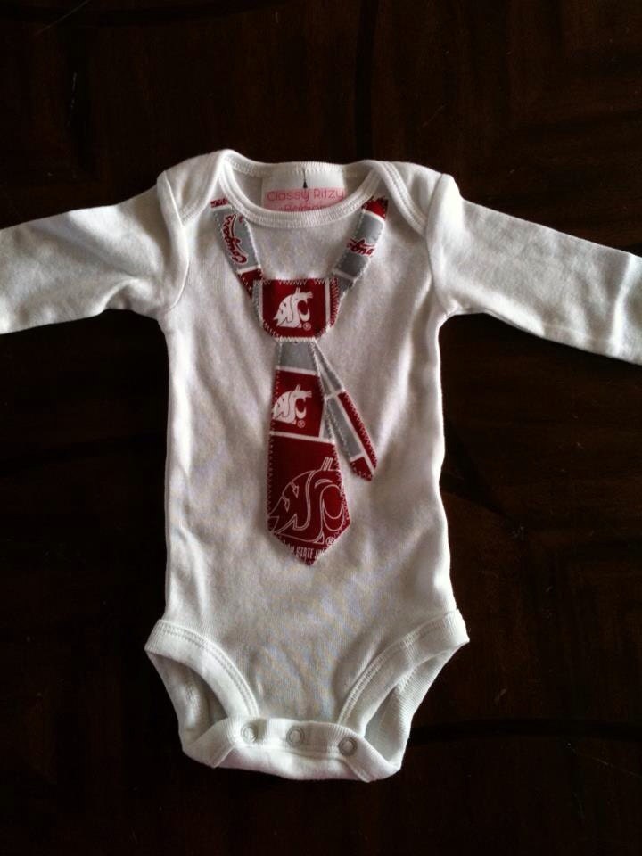 WSU cougars baby bodysuit Washington State University