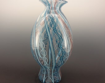 Hand Blown Glass Vase