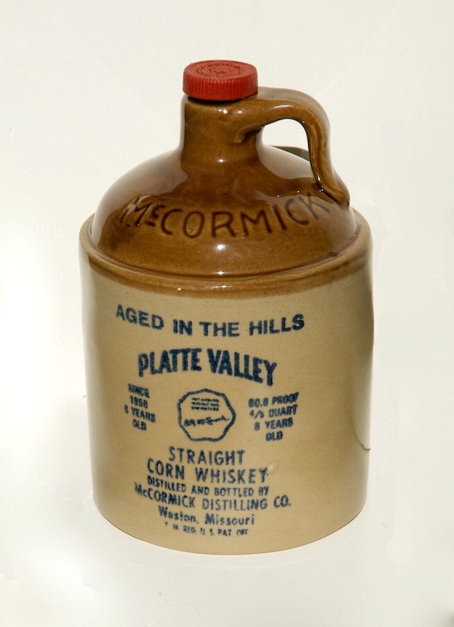 McCormick Distilling Co. Straight Corn Whiskey Stoneware Jug