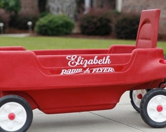 Personalized Decal for your Red Radio Flyer Wagon