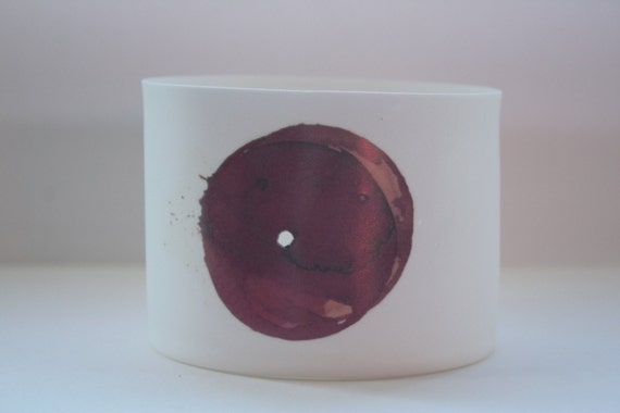 English fine white bone china vessel or tealight by madebymanos