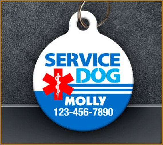 service dog id tags
