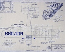 Popular items for aircraft blueprints on Etsy