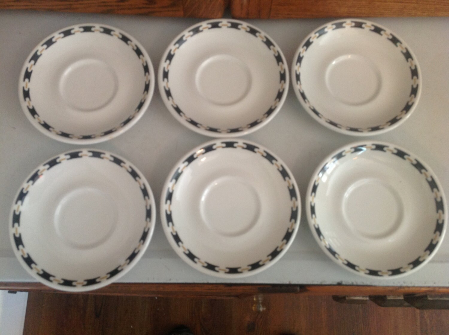Vintage Buffalo China Dishes x 6 by VintagePickin on Etsy