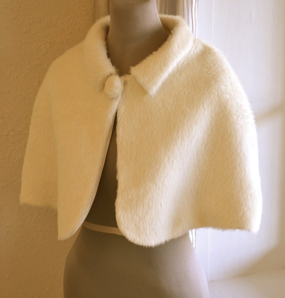 Faux Fur Capelet Faux Fur Shawl Faux Fur Stole by CouturesbyLaura