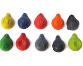 Christmas Ornament Crayons set of 10 - Christmas Crayons - Party Favors - Stocking Stuffers Il_170x135
