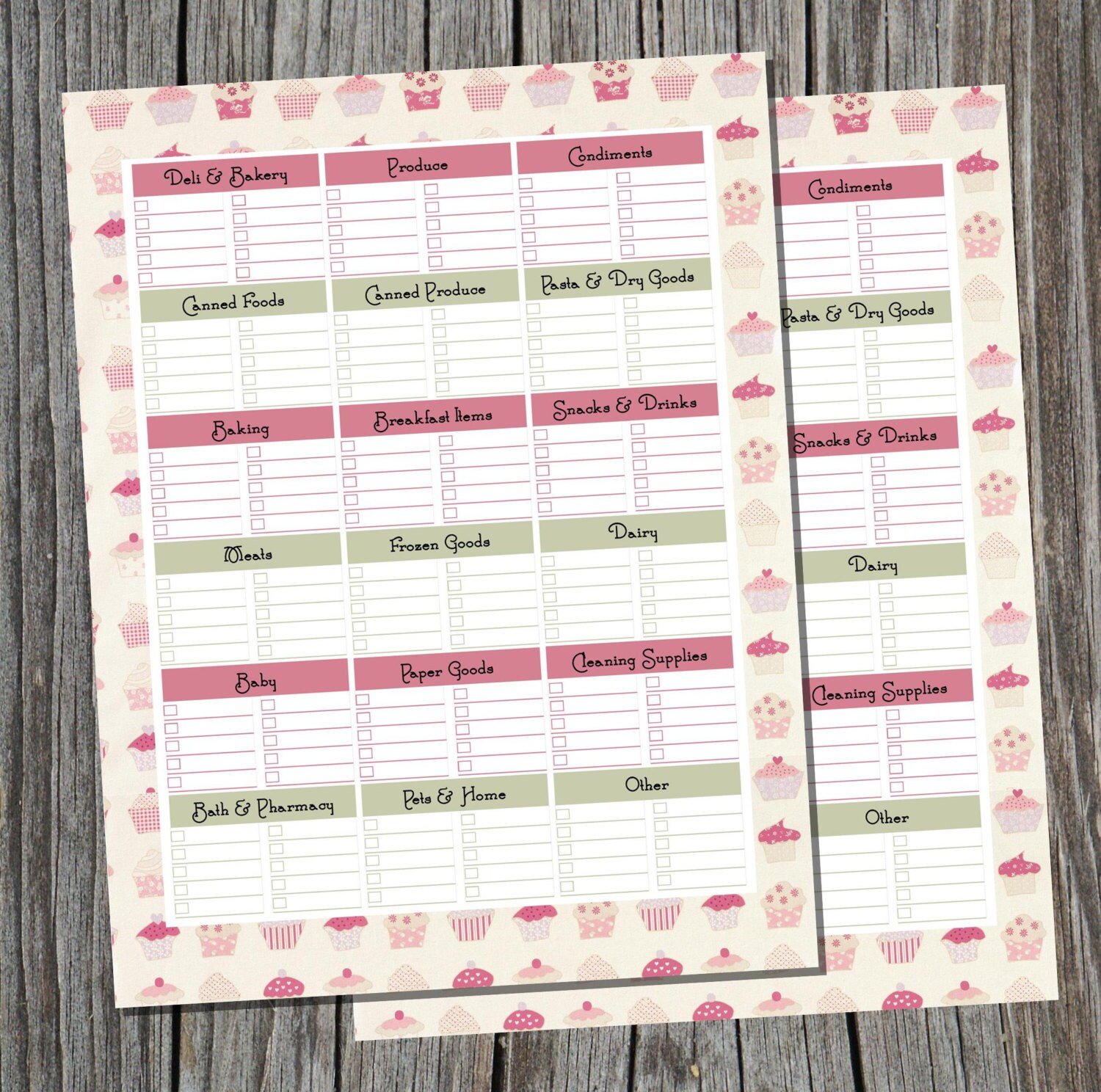 download grocery list by aisle pdf