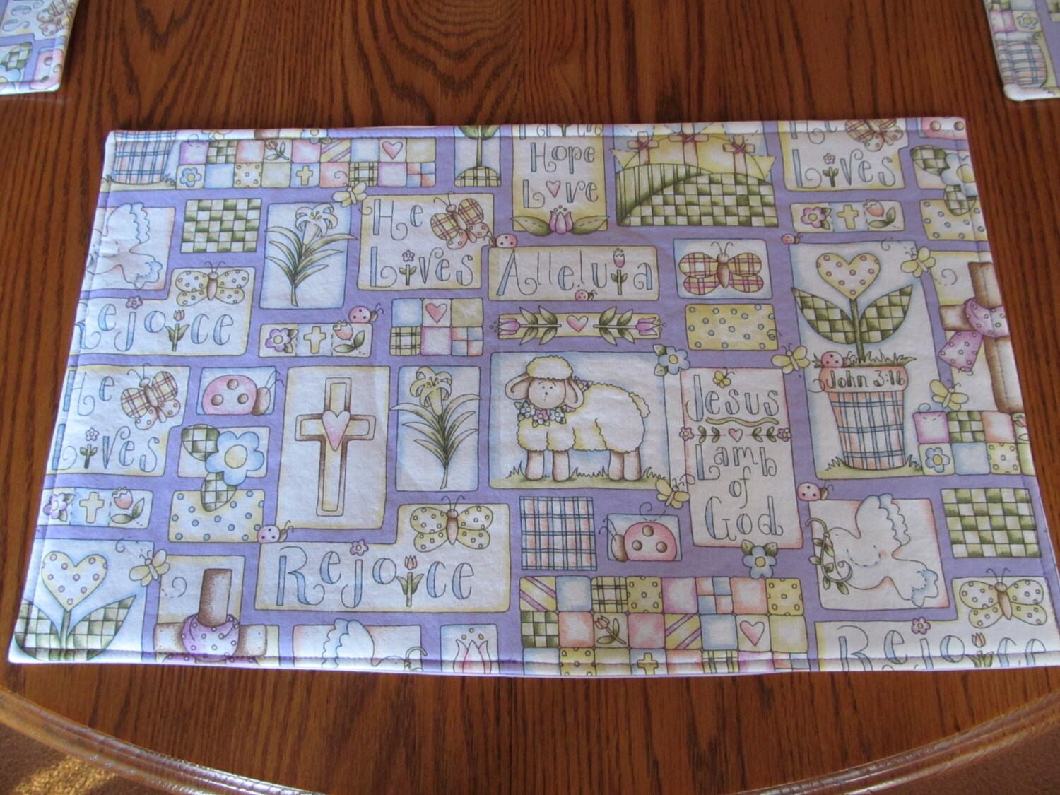 Easter Placemats / Set of 4 / NEW
