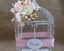 Unique bird cage wedding card holder related items | Etsy