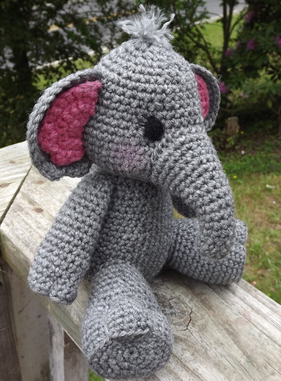 Baby Elephant Amigurumi Crochet Pattern PDF by LisaJestesDesigns