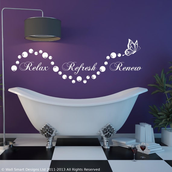 articles similaires relax salle de bain bulles en suite wall art sticker cite decal pochoir transfert sur etsy - Pochoir Salle De Bain articles similaires relax salle de bain bulles en suite wall art sticker cite decal pochoir transfert sur etsy - Pochoir Salle De Bain