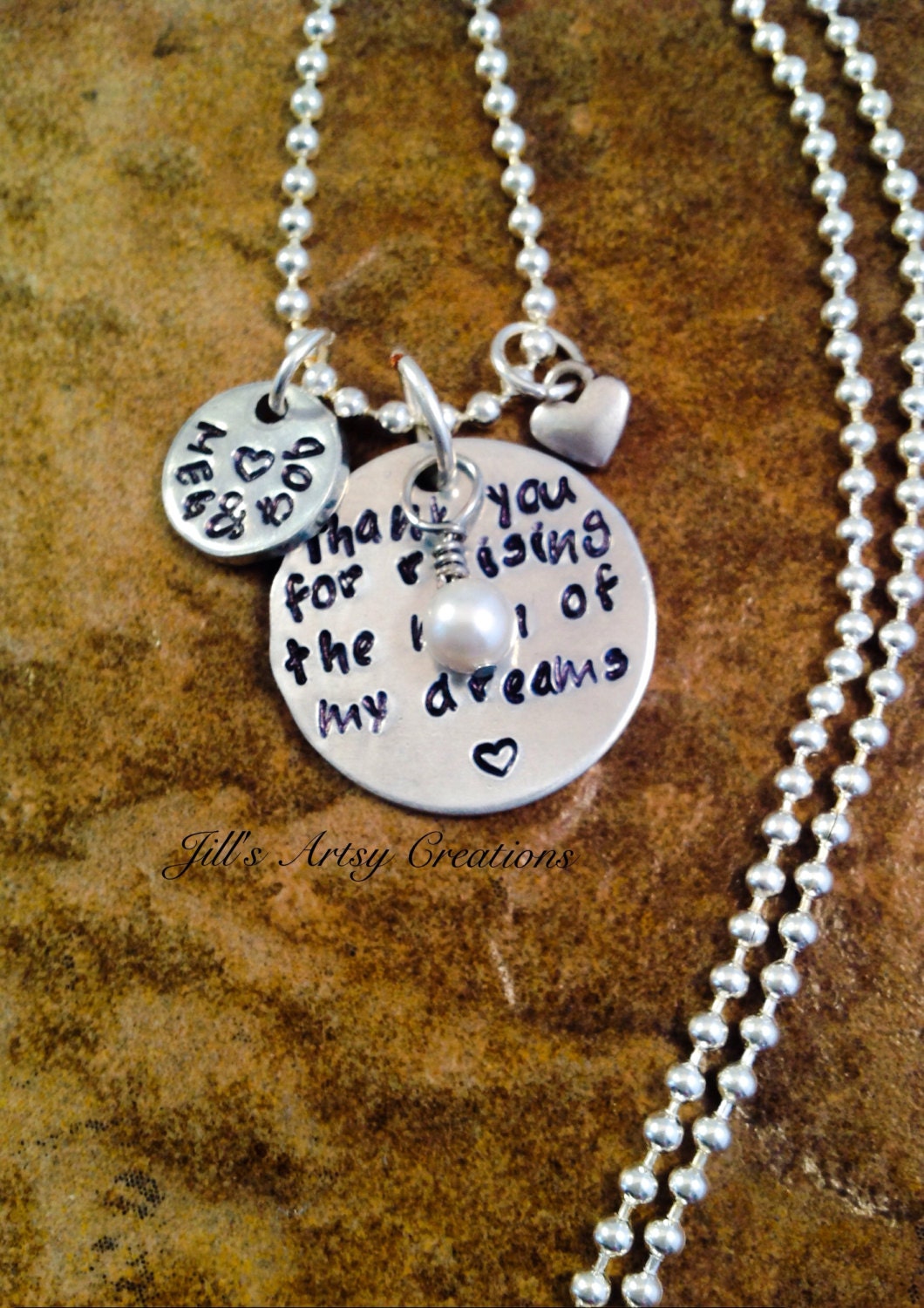 Personalized Jewelry Mother in Law Necklace Mother of the