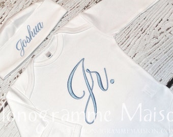 Baby Boy Coming Home Outfit - Newborn Boy Coming Home Outfit - Baby Gift - Personalized Newborn - Newborn Pictures Outfit - Pima Cotton
