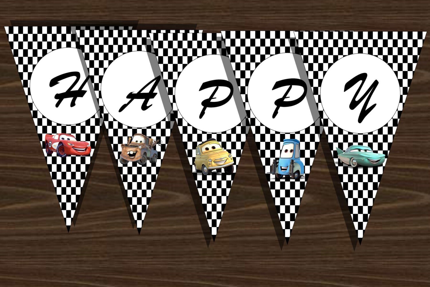 Cars Birthday Banner Template