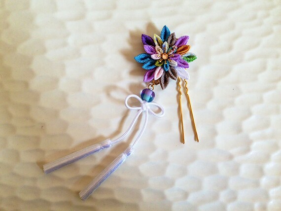 Sale Kanzashi tassel kanzashi hair ornament Japanese hair