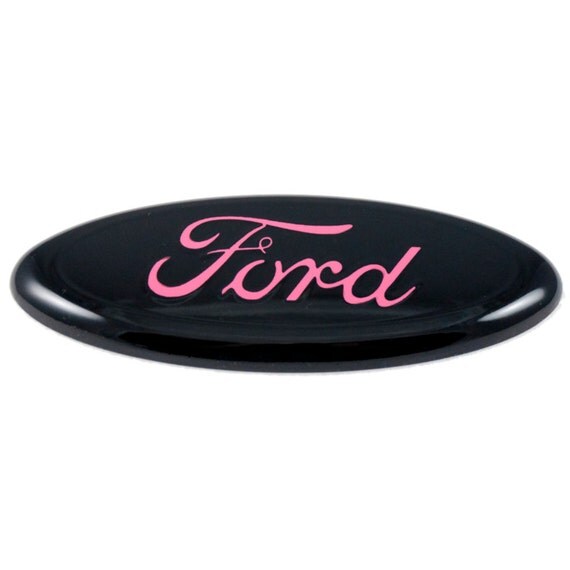 Pink ford grille emblem #5
