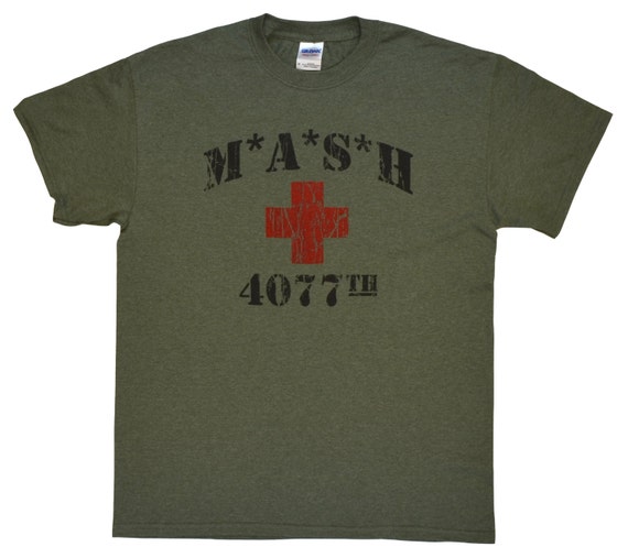 MASH 4077th tv Division Vintage Style Distressed by TshirtMarket