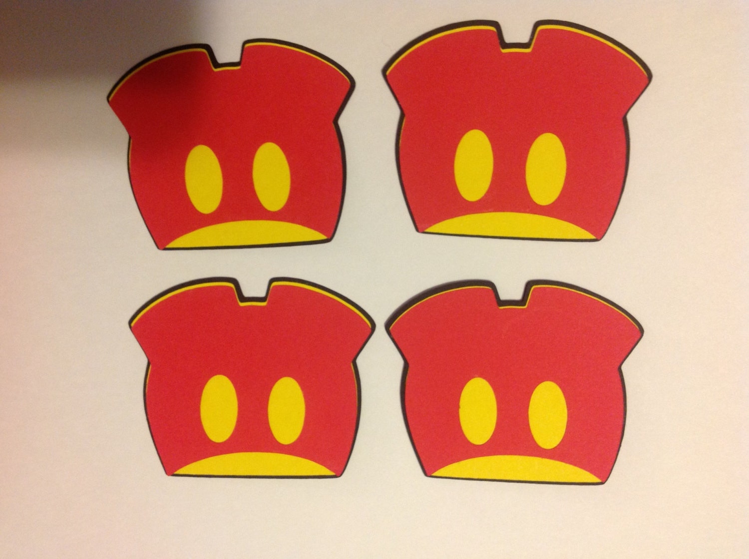 Disney Mickey Mouse Shorts Outfit Die Cut Scrapbooking