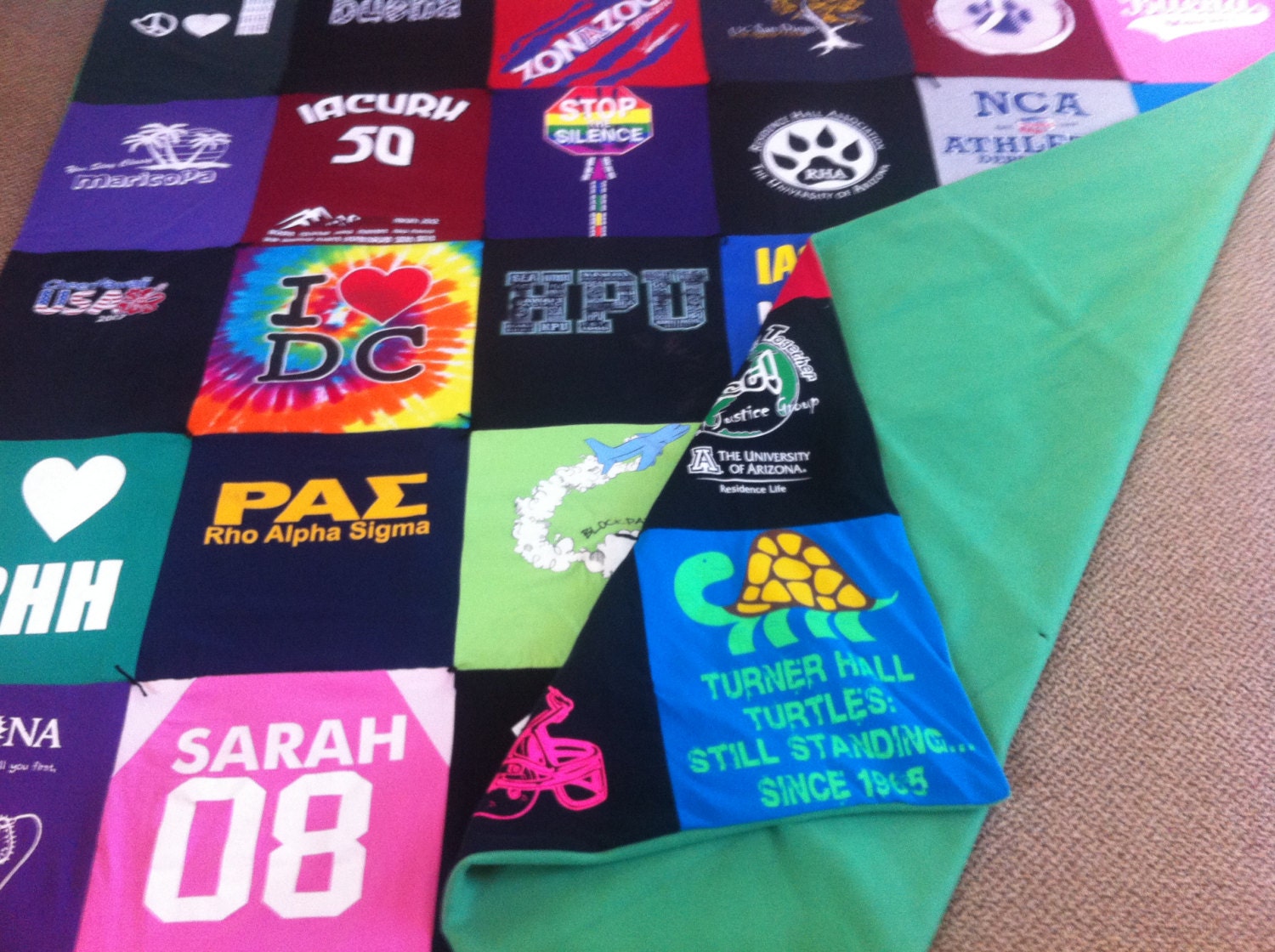 make t shirts into blanket