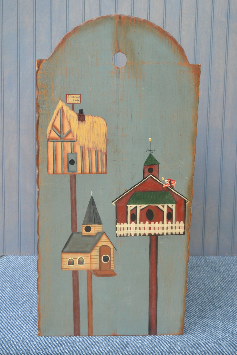 Bird Houses Painted Bird Houses Folk Art Picture of Bird