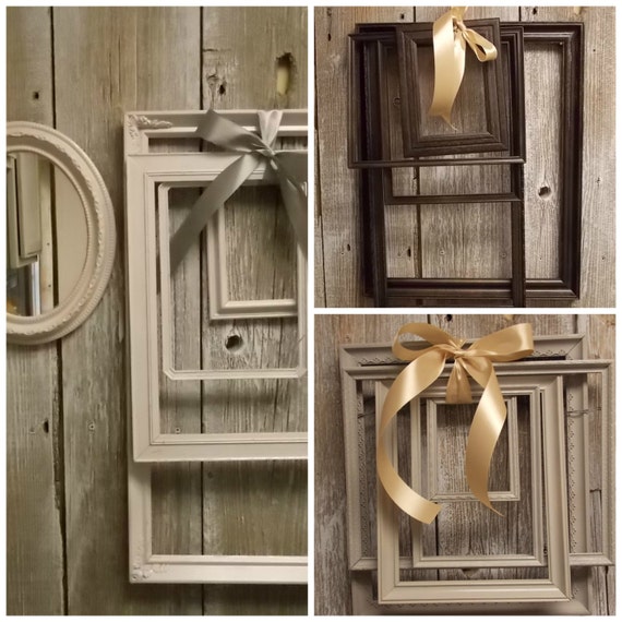 Upcycled Picture Frames Picture Frame Grouping Set of