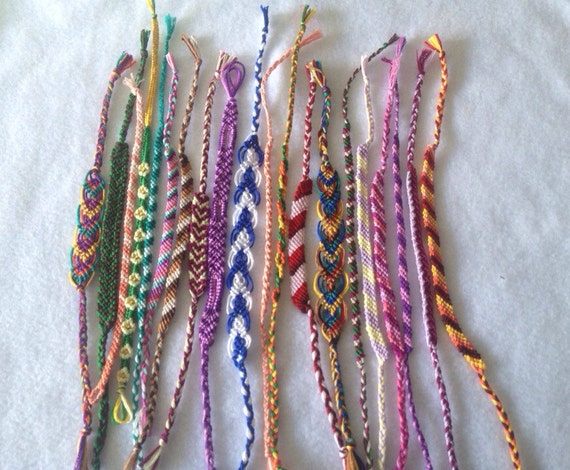 Party pack of friendship bracelets pack of five
