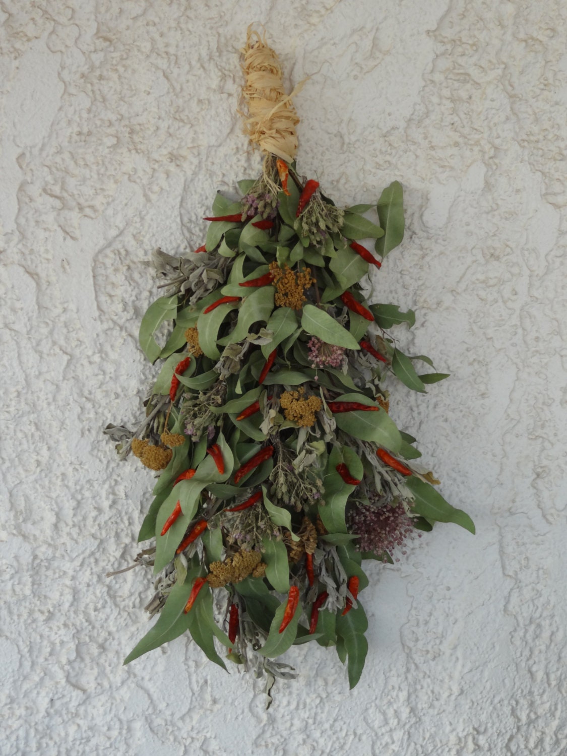 Dried Kitchen Herb Swag Vertical Swag Kitchen Decor