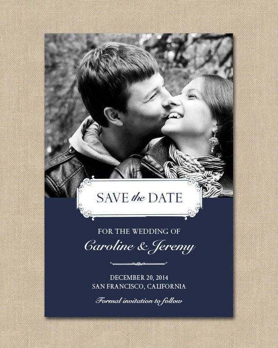 Navy Save the Date: Photo Digital File