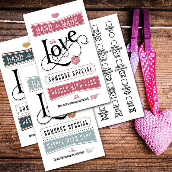 printable laundry care tags elegant vintage 2 x 35 inches