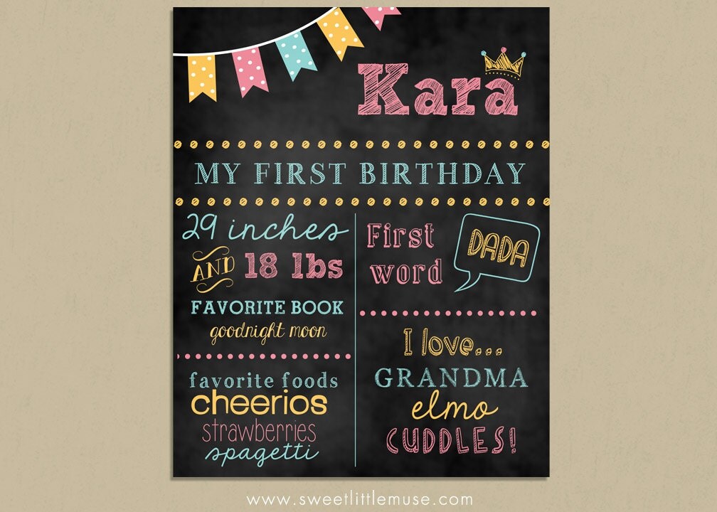 birthday sign template