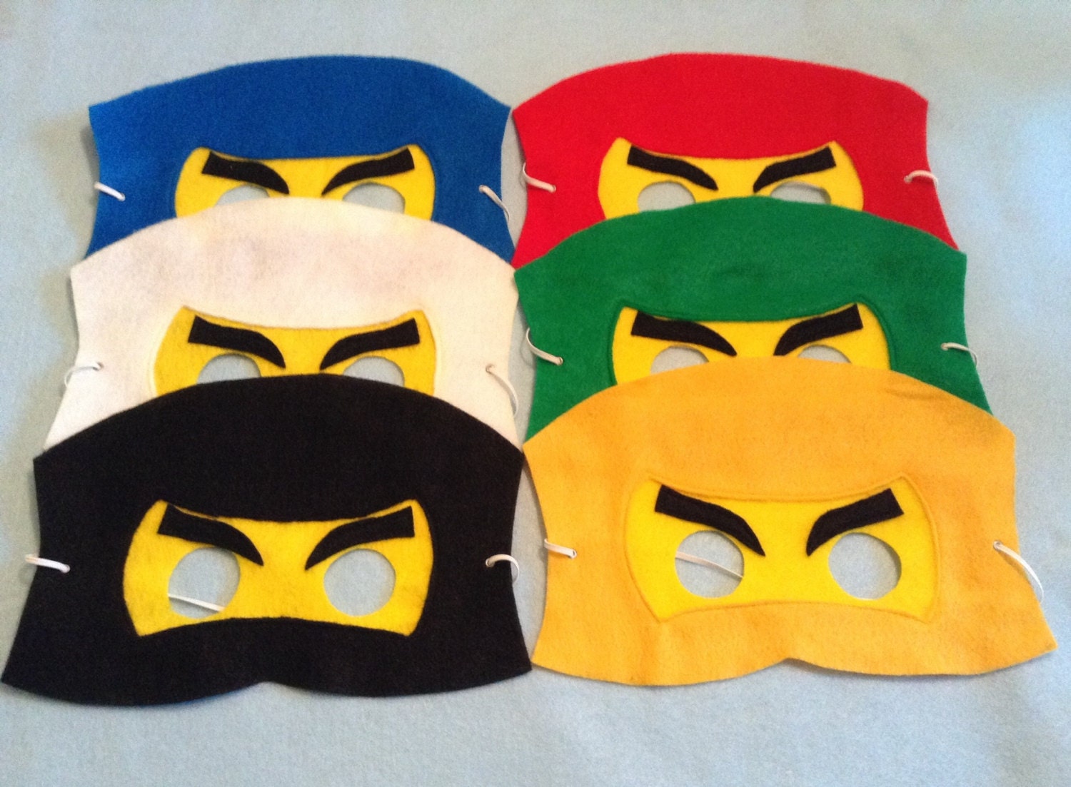 Ninja Felt Mask. Set include 6 masks