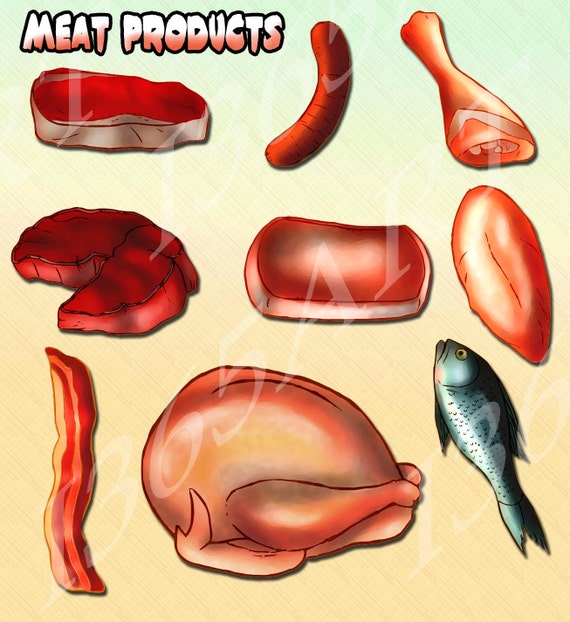 meat and fish clipart - photo #16