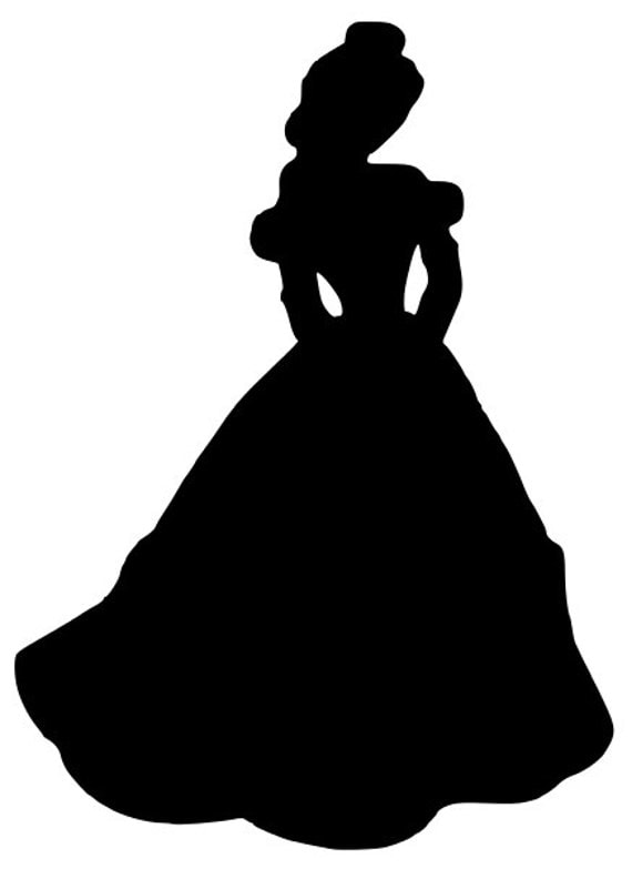 Free Free 159 Belle Disney Princess Silhouette Belle Silhouette Svg SVG PNG...