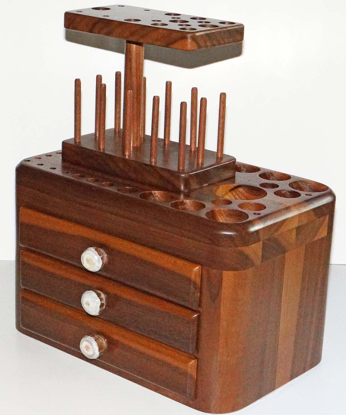 Fly Tying Tool Caddy Fly Tying Mini Desk Portable Fly Tying