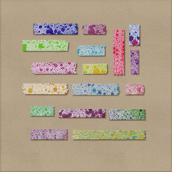 Art Journal Washi Tape by HarperFinchDesigns on Etsy