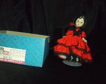 Vintage 8" Madame Alexander doll/SPAIN