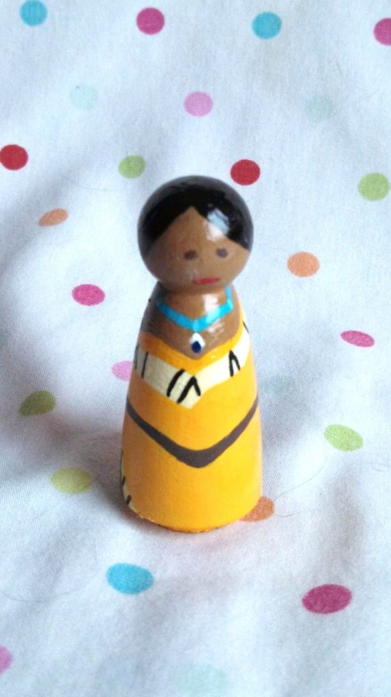 pocahontas peg doll