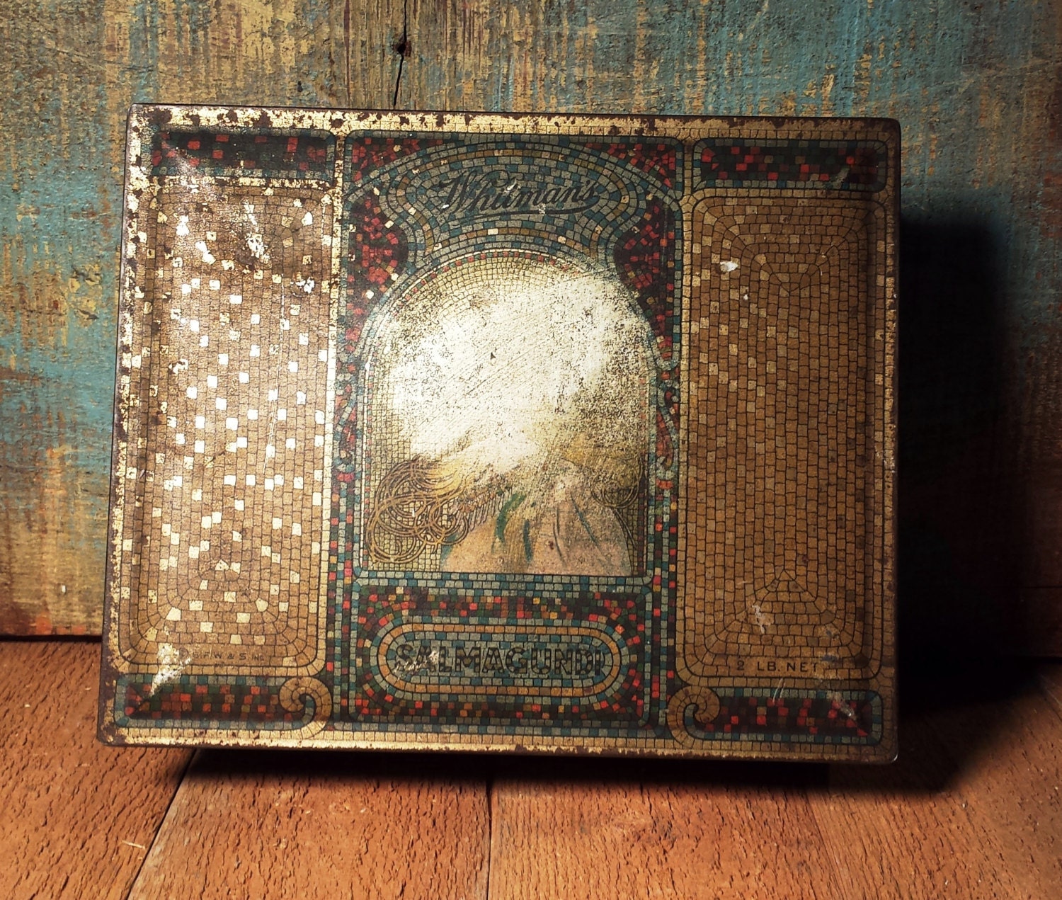 Vintage whitman s salmagundi chocolates tin haute juice